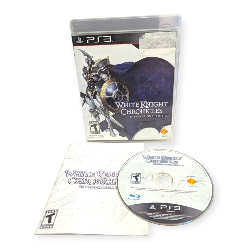 White Knight Chronicles International Edition Sony PS3 RPG Level-5 Game CIB